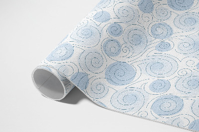 Buitenkleed Aquarelabstractie van cirkels en golven