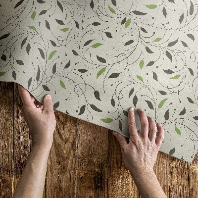 Tuinkleed Kleine blaadjes van subtiele wijnstokken