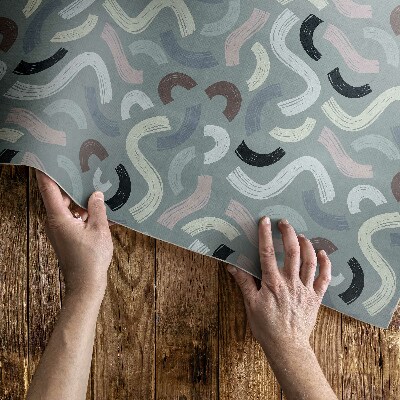 Tuinkleed Abstracte retrolijnen