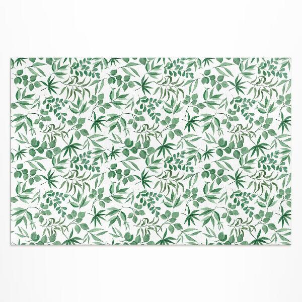 Tuinkleed Aquarelbladeren in een delicate stijl