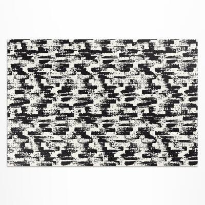 Buiten tapijt Monochromatische abstractie van verfvlekken