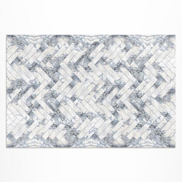 Buiten tapijt Licht visgraat parket