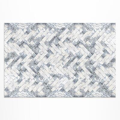 Buiten tapijt Licht visgraat parket