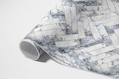 Buiten tapijt Licht visgraat parket