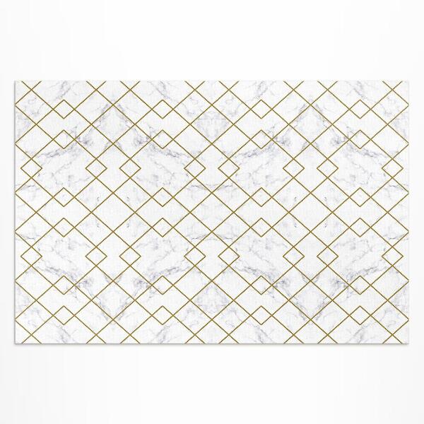 Buiten tapijt Ruiten op licht marmer