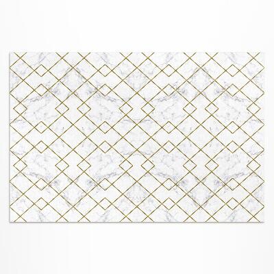 Buiten tapijt Ruiten op licht marmer