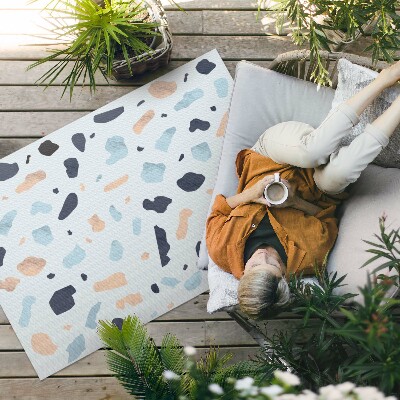 Buitenkleed Decoratief steengoed in pastelkleuren