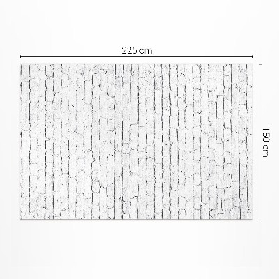 Tuinkleed Lichte bakstenen industriële muur