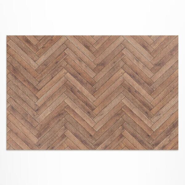 Tuinkleed Stijlvol visgraat houten parket