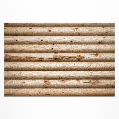 Buiten tapijt Planken met knopen, houten balken