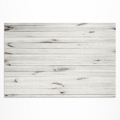 Buiten tapijt Houten vloerplanken met knopen