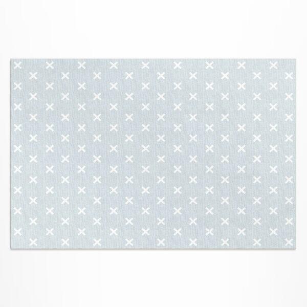 Tuinkleed Helder kruis minimalistisch patroon