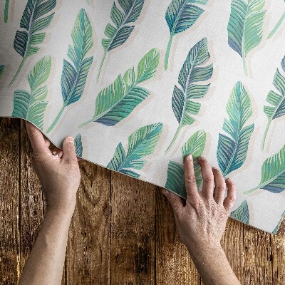 Buiten tapijt Boho veren in een delicate stijl