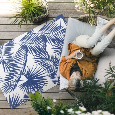 Buitenkleed Illustratie van tropische bladeren