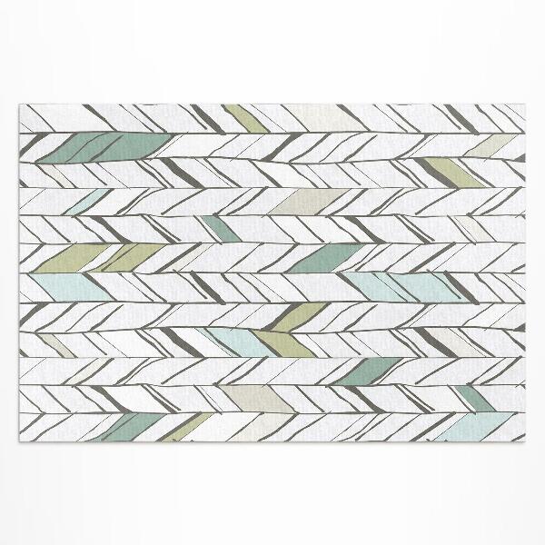 Buiten tapijt Abstracte visgraat Indiase stijl