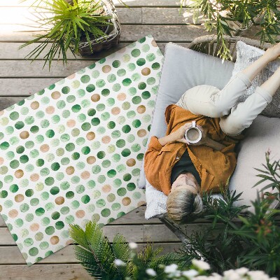 Tuinkleed Aquarel stippen geschilderde cirkels boho