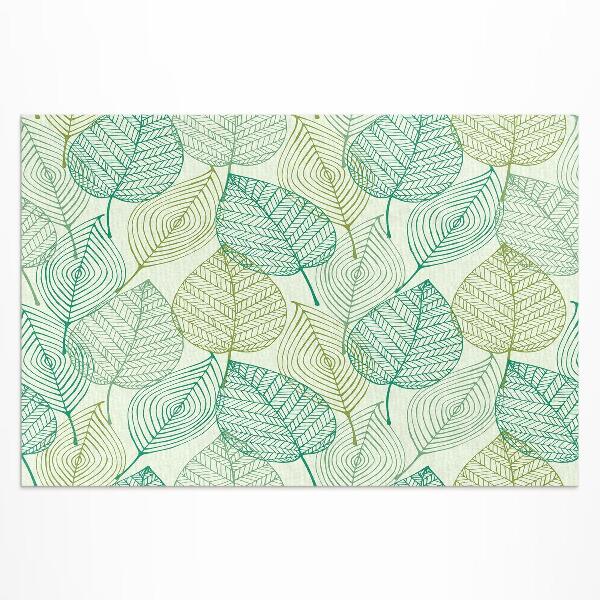 Tuinkleed Samenstelling van lineaire bladeren in de natuur