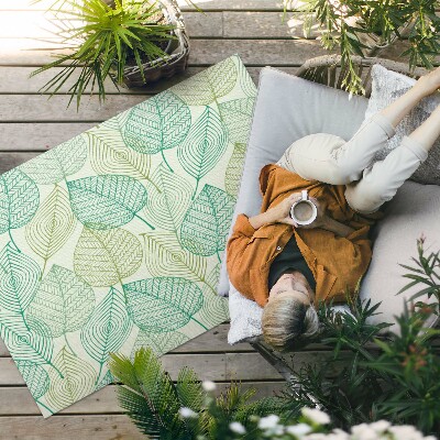 Tuinkleed Samenstelling van lineaire bladeren in de natuur