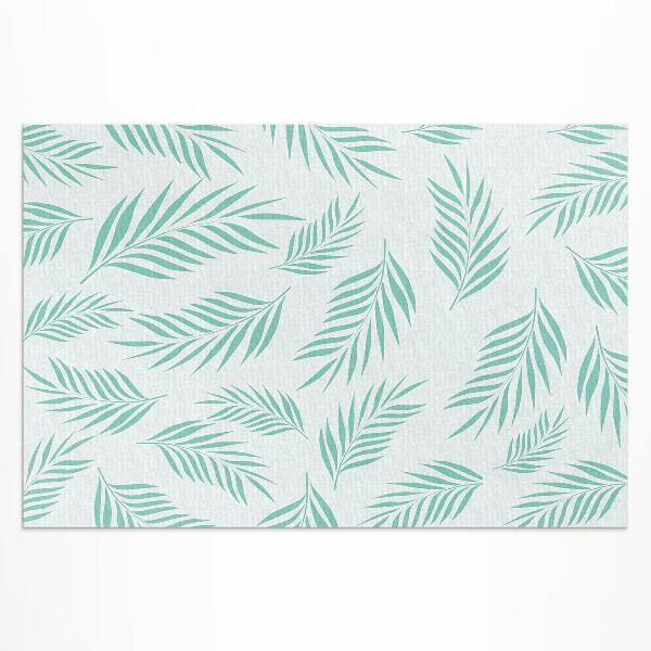 Buiten tapijt Palmtakken tropische bladeren
