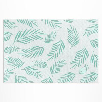 Buiten tapijt Palmtakken tropische bladeren