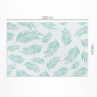 Buiten tapijt Palmtakken tropische bladeren