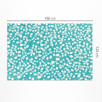 Buitenkleed Een compositie van wilde bloemen en bladeren