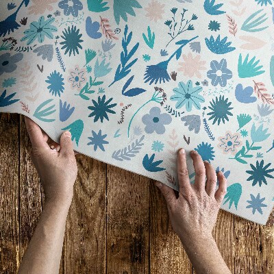 Tuinkleed Pastelkleurige boho bloemen en planten