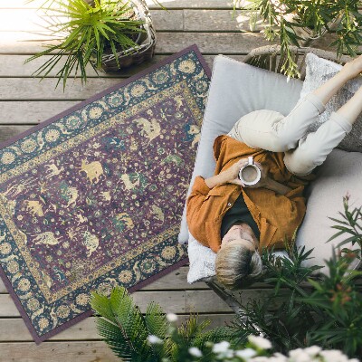 Buitenkleed Antiek zijden dier