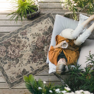 Buitenkleed Illusie van bloemenstof