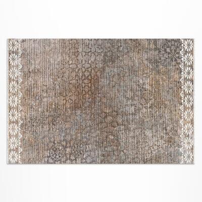 Buiten tapijt Stoffige, kunstmatig verouderde afdruk