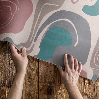 Buitenkleed Abstracte boho-vlekken pastelvormen