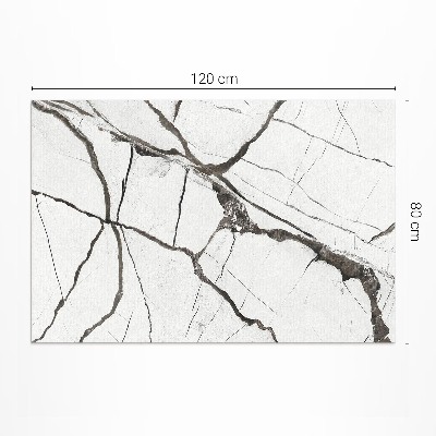 Tuinkleed Licht gebarsten marmersteen