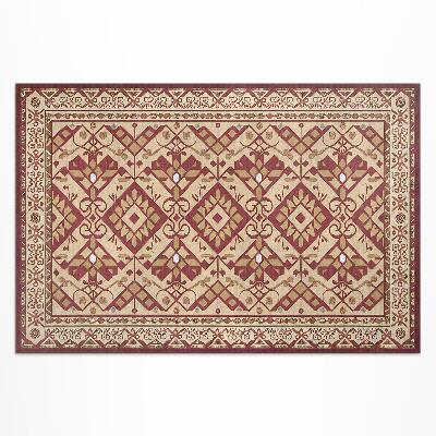 Buiten tapijt Decoratief patroon in een oude vintage stijl