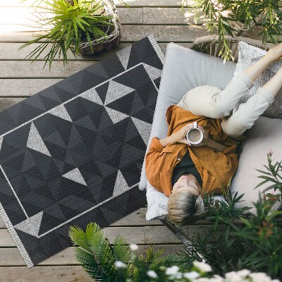 Tuinkleed Vintage geometrisch mozaïekpatroon