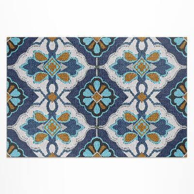 Tuinkleed Geometrisch patroon van kleurrijke vintage tegels