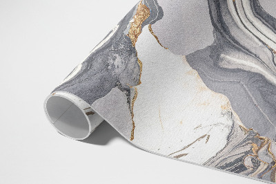 Buiten tapijt Helder abstract marmerpatroon