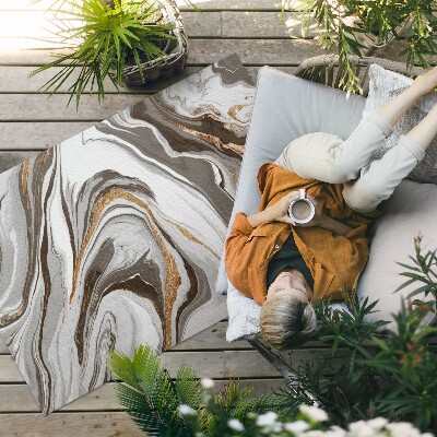 Buitenkleed Marmeren glamour decoratieve abstractie