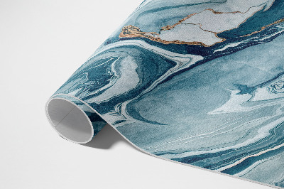 Tuinkleed Blauwe steen abstracte marmer glamour