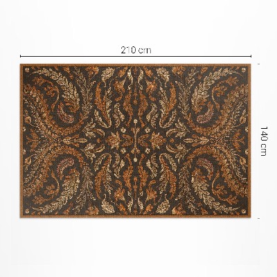 Buitenkleed Oosterse vintage plantenversiering