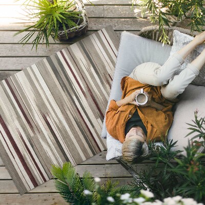 Buiten tapijt Abstract geschilderde boho verweerde strepen