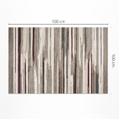 Buiten tapijt Abstract geschilderde boho verweerde strepen