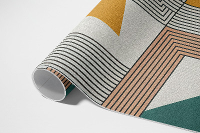 Buitenkleed Geometrische lineaire abstractie van Bauhaus