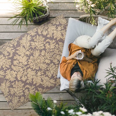 Buitenkleed Rijke bloemenversiering, elegante vintage