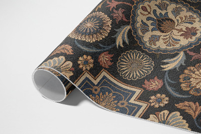 Buiten tapijt Perzisch vintage plantenornament