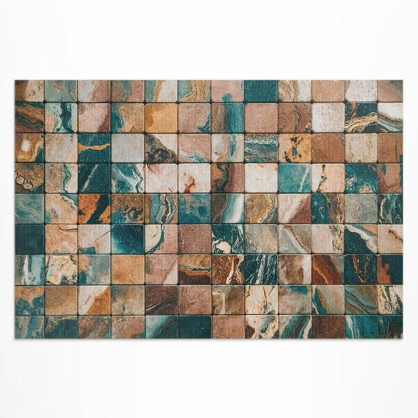 Tuinkleed Stenen mozaïek marmeren vintage tegels