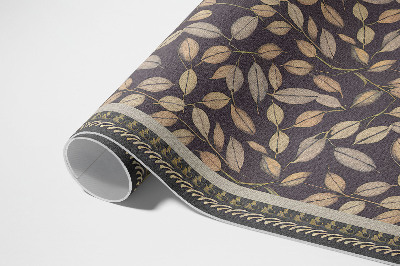 Buiten tapijt Herfstbladeren vegetatie vintage