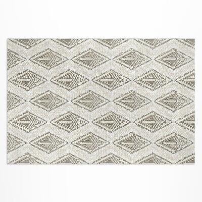 Buiten tapijt Regelmatig geometrisch ornamentpatroon