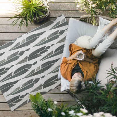 Tuinkleed Geschilderde Indiase veren, boho vintage stijl