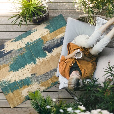 Buitenkleed Abstracte vlekken, sporen van gekrast verf