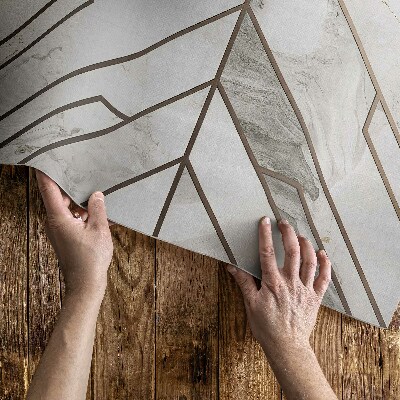 Tuinkleed Moderne heldere mozaïek van stenen tegels